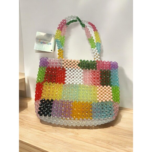 Iscream beaded bag 8x7x2 Inc - Picture 3 of 3